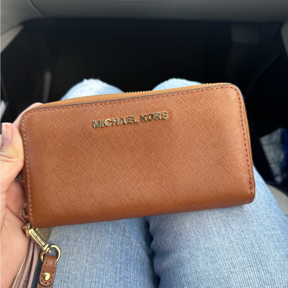 Michael Kors Tan Leather Wallet
